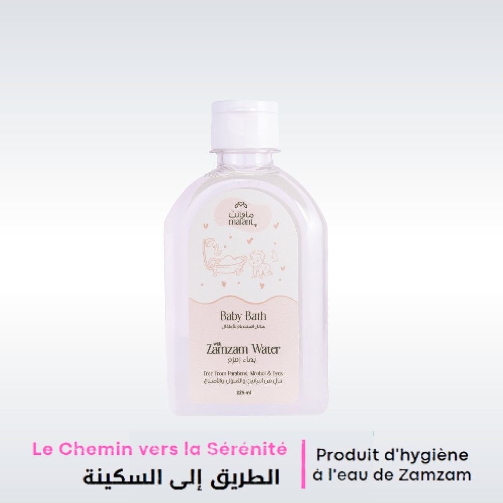 Gel douche pour enfants à l’eau de Zamzam sans parabènes ni alcool