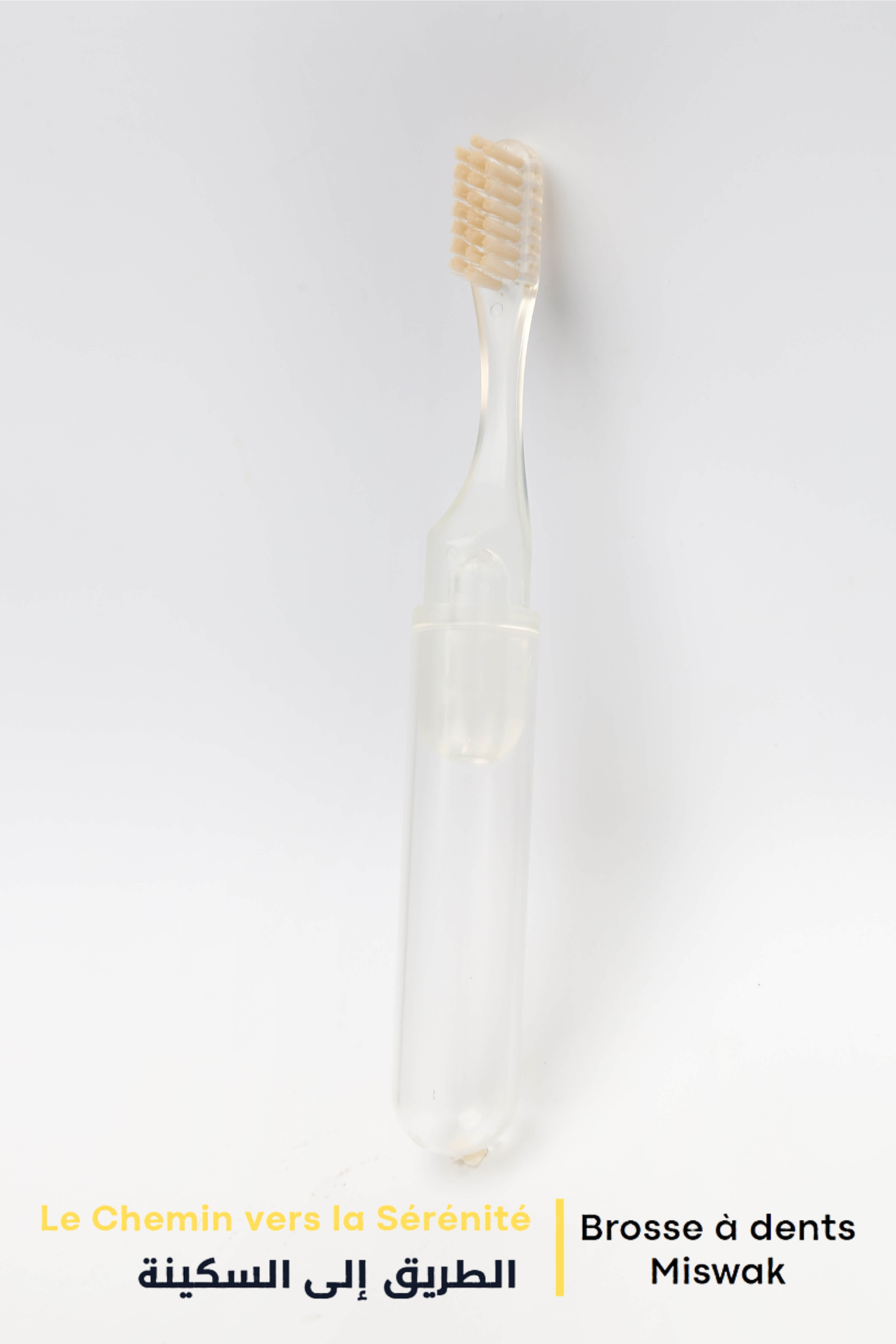 Pack Duo Brosse à dents Siwak/Miswak Voyage + Classique Transparent
