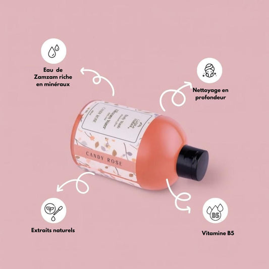 Gel douche Candy Rose à l’eau de Zamzam et à la rose naturelle