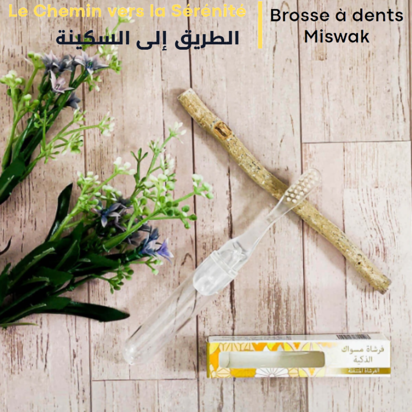 Brosse à dents Siwak/Miswak Intelligente de Voyage