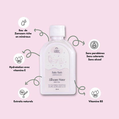 Gel douche pour enfants à l’eau de Zamzam sans parabènes ni alcool