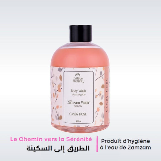 Gel douche Candy Rose à l’eau de Zamzam et à la rose naturelle